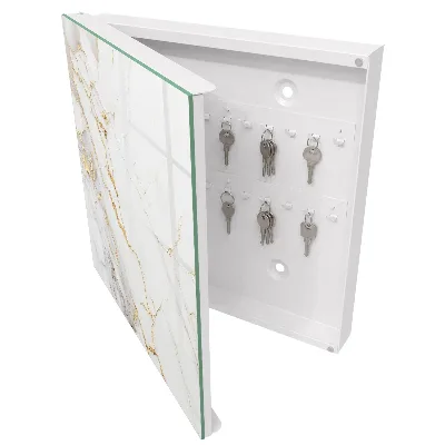 Armoire à clés décorative Magnifique motif marbré