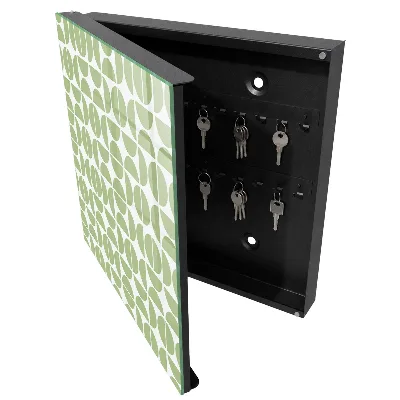 Armoire à clés design Géométrie verte