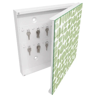 Armoire à clés design Géométrie verte