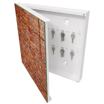 Armoire à clés design Mur de briques
