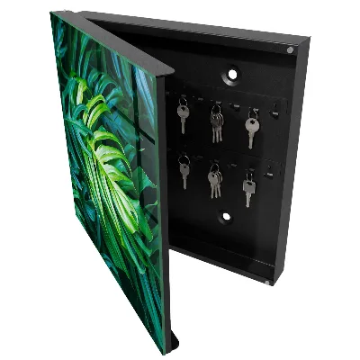 Armoire à clés décorative Feuilles vertes