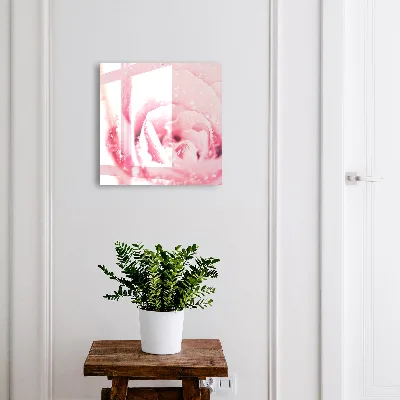 Boîte à clés murale décorative Délice de rose