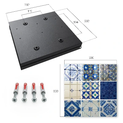 Armoire à clés design Carreaux d'azulejos