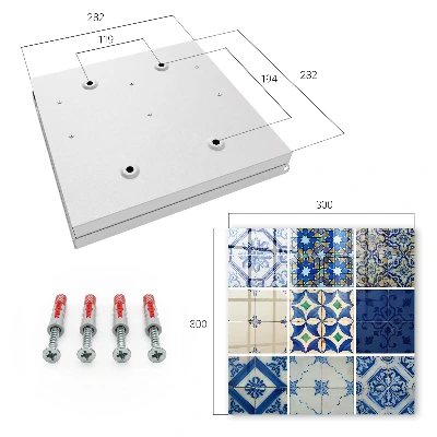 Armoire à clés design Carreaux d'azulejos