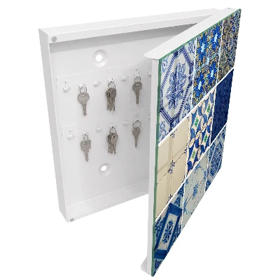 Armoire à clés design Carreaux d'azulejos