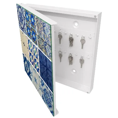 Armoire à clés design Carreaux d'azulejos