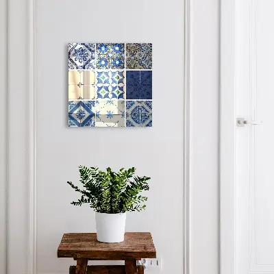 Armoire à clés design Carreaux d'azulejos