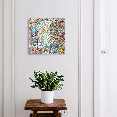 Armoire à clés décorative Mosaïque colorée