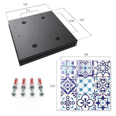 Boîte à clés murale décorative Motifs géométriques