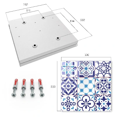 Boîte à clés murale décorative Motifs géométriques