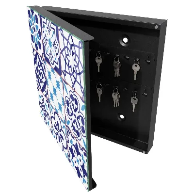 Boîte à clés murale décorative Motifs géométriques