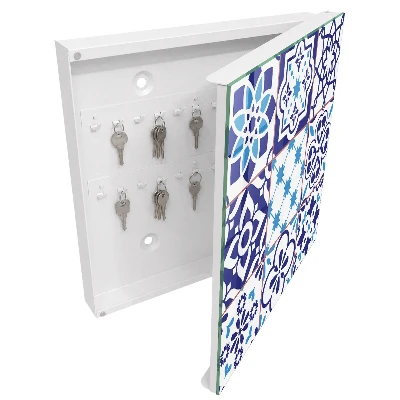 Boîte à clés murale décorative Motifs géométriques