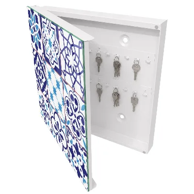 Boîte à clés murale décorative Motifs géométriques