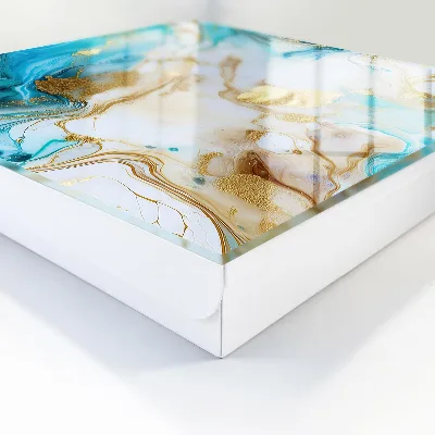 Boîte à clés murale décorative Motifs turquoise