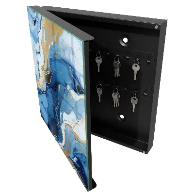 Armoire à clés design Tourbillon coloré