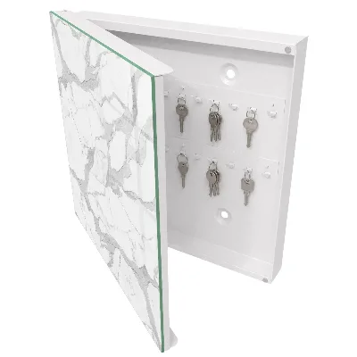 Armoire à clés décorative Élégance du marbre