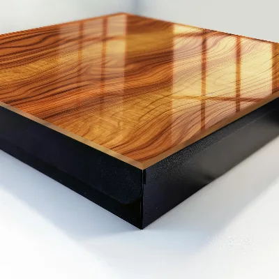 Armoire à clés design Vagues de bois