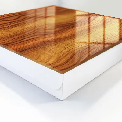 Armoire à clés design Vagues de bois