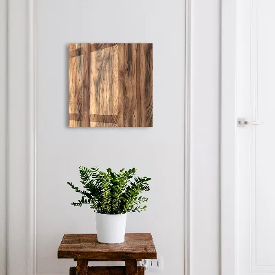 Boîte à clés murale décorative Texture bois