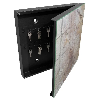 Armoire à clés design Texture terreuse