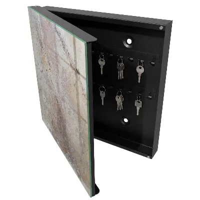 Armoire à clés design Texture terreuse