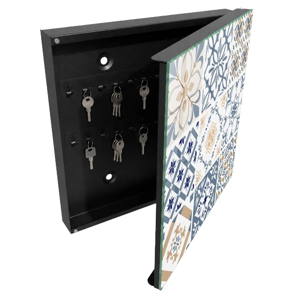 Armoire à clés design Motifs de carreaux