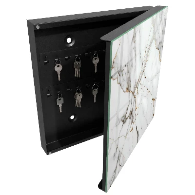 Armoire à clés décorative Élégance du marbre
