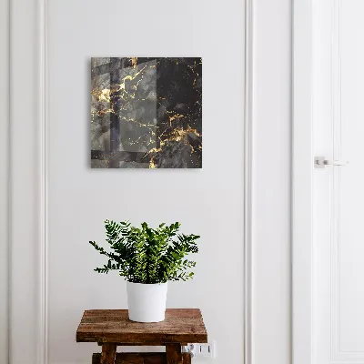 Armoire à clés décorative Marbre noir