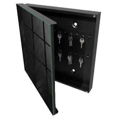 Armoire à clés design Élégance sombre