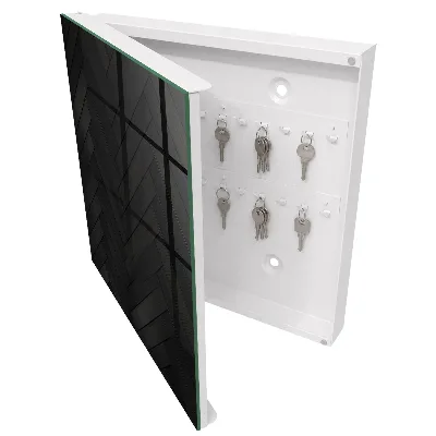 Armoire à clés design Élégance sombre