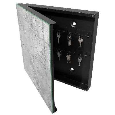 Armoire à clés design Élégance brute