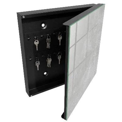 Armoire à clés design modèle élégance grise