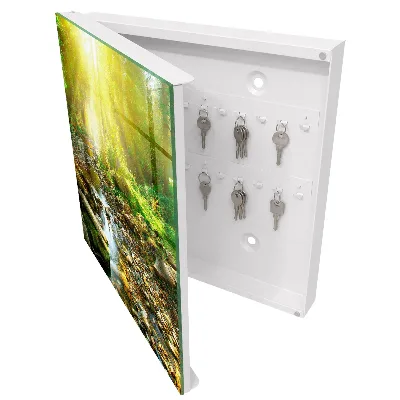 Armoire à clés décorative Ruisseau forestier