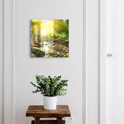 Armoire à clés décorative Ruisseau forestier