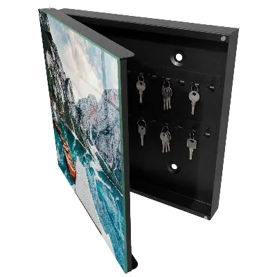 Armoire à clés design Paysage de montagne