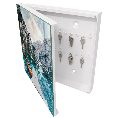 Armoire à clés design Paysage de montagne