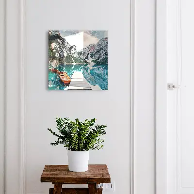 Armoire à clés design Paysage de montagne