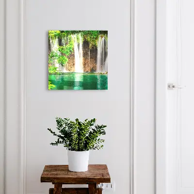 Boîte à clés murale décorative Cascade verte