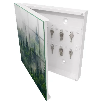Armoire à clés décorative Forêt brumeuse