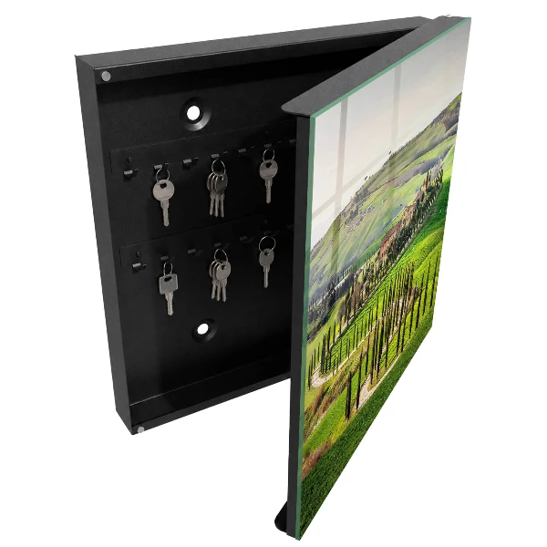 Armoire à clés design Paysage toscan