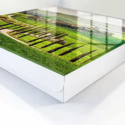 Armoire à clés design Paysage toscan