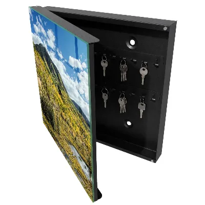 Armoire à clés décorative Paysage d'automne