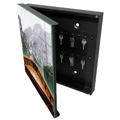 Armoire à clés design Lac de montagne