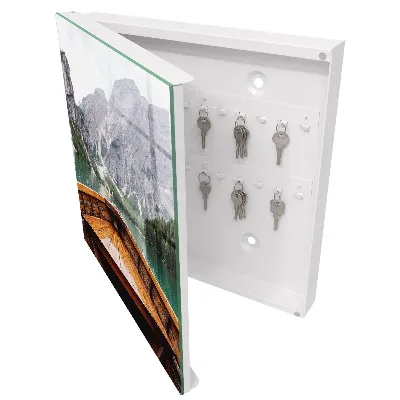 Armoire à clés design Lac de montagne