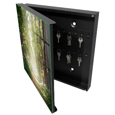 Armoire à clés décorative Paysage forestier