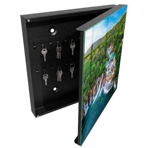 Armoire à clés décorative Les chutes d'eau de la nature