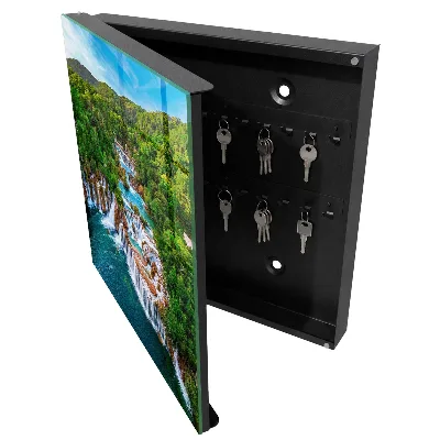 Armoire à clés décorative Les chutes d'eau de la nature