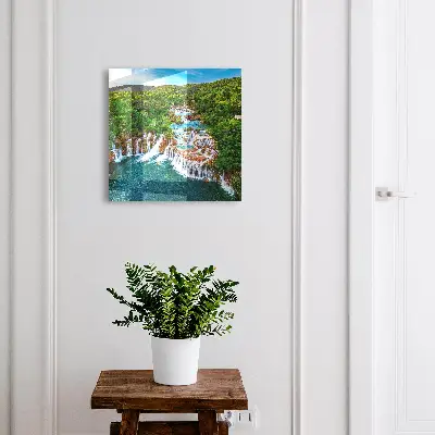 Armoire à clés décorative Les chutes d'eau de la nature