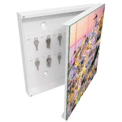 Armoire à clés design Paysage grec