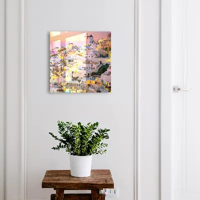 Armoire à clés design Paysage grec